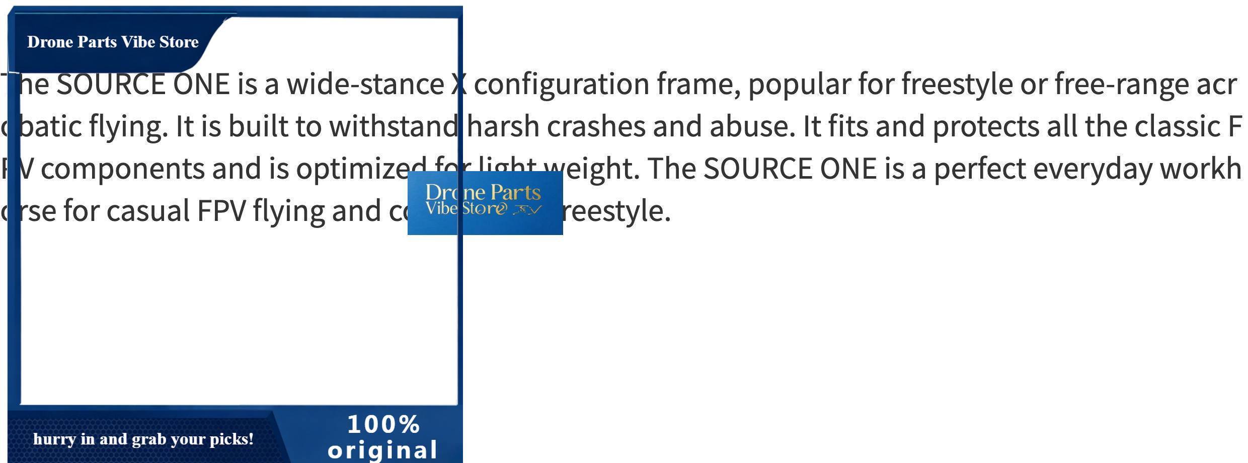 Tbs Fpv Source One - ドローンパーツオリジナルTBS SOURCE ONE V5 / V6