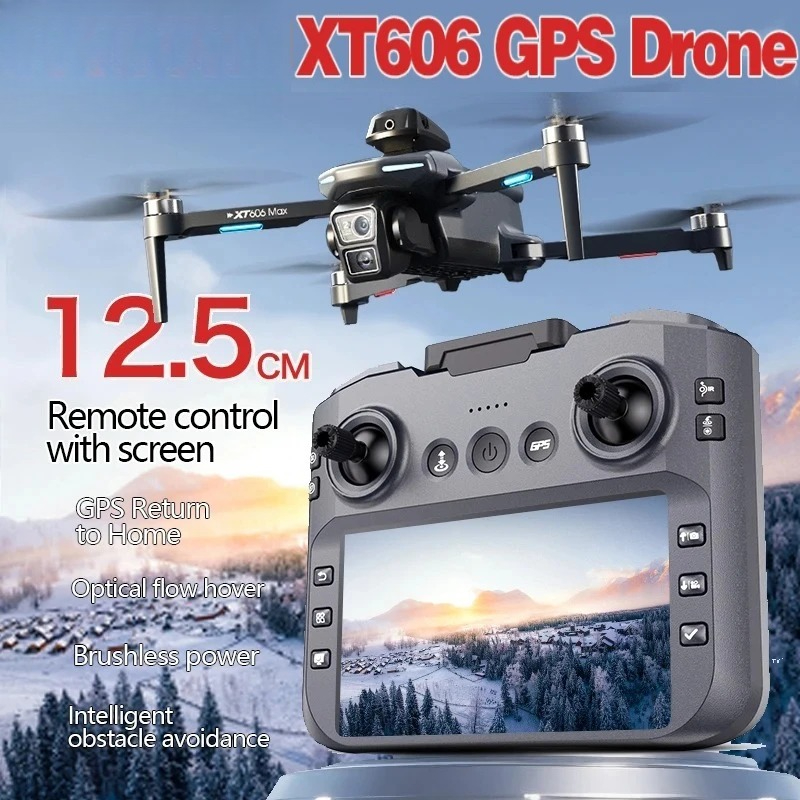 オリジナルXT606 MAX GPSドローン 4Kプロフェッ - Drone Gps Mount のレビューと価格