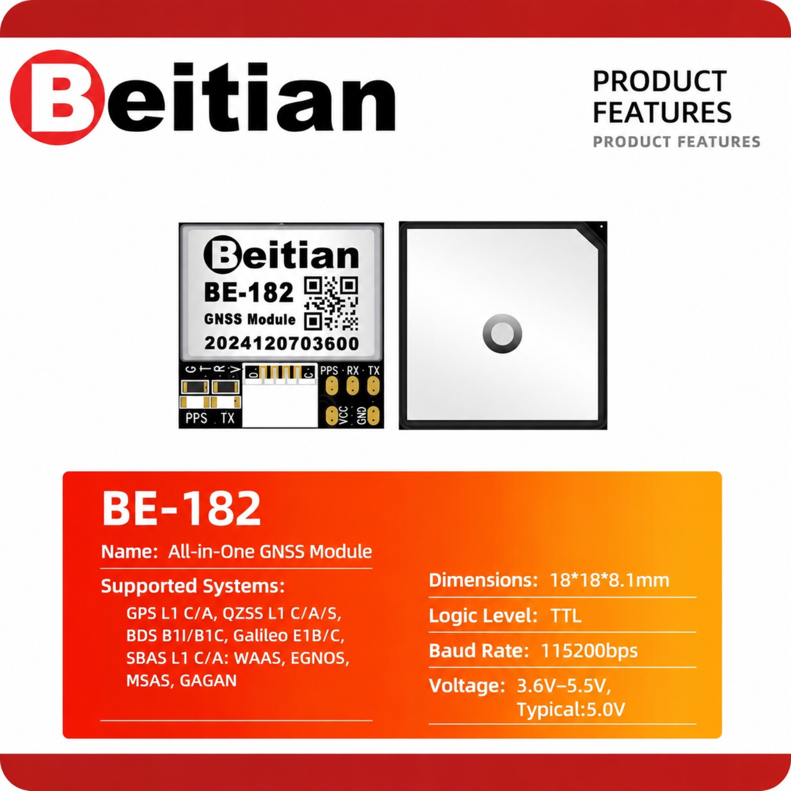 Beitian M10 トリプルモード GNSS コンパスモ - Drone Compass のレビューと価格