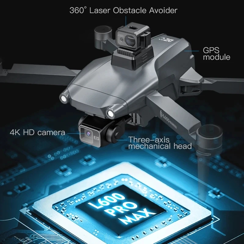 L600 プロマックス GPS ドローンプロフェッショナル  - Drone Gps Module のレビューと価格