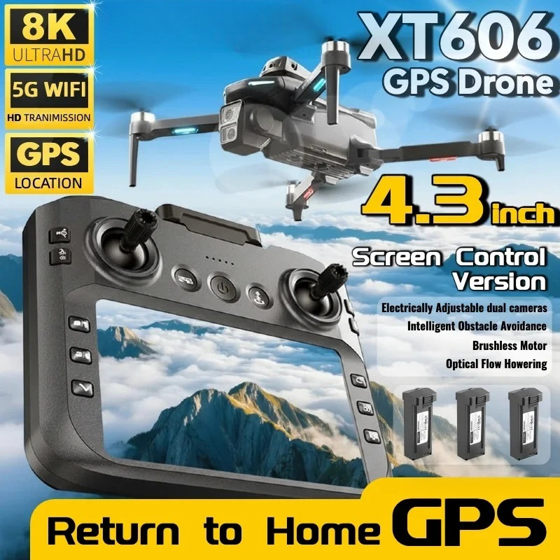 ベストディール XT606 MAX ドローン GPS 4K  - Drone Gps Mount のレビューと価格
