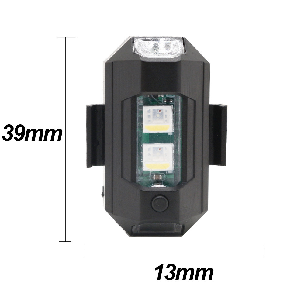 オートバイLED RGB警告灯 車用ユニバーサルFPV RC - Drone Led Light のレビューと価格